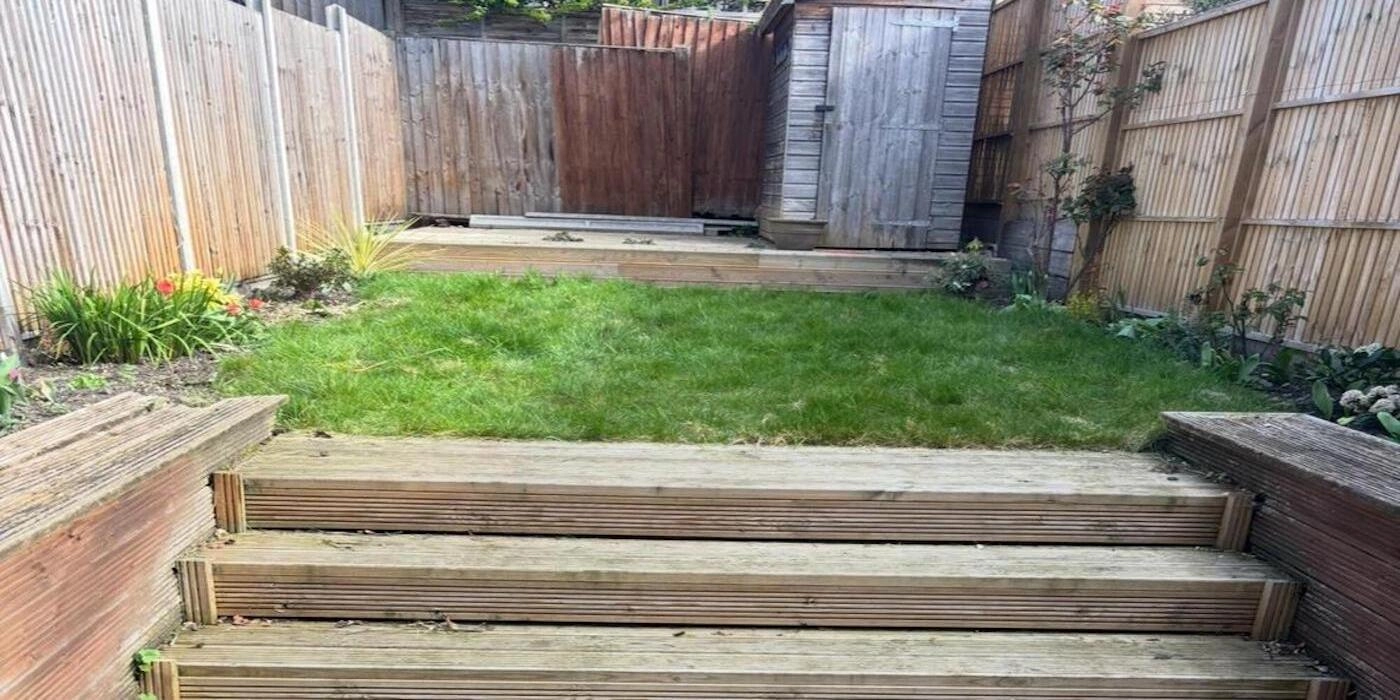 earlsfield london garden before tidy and restyle began