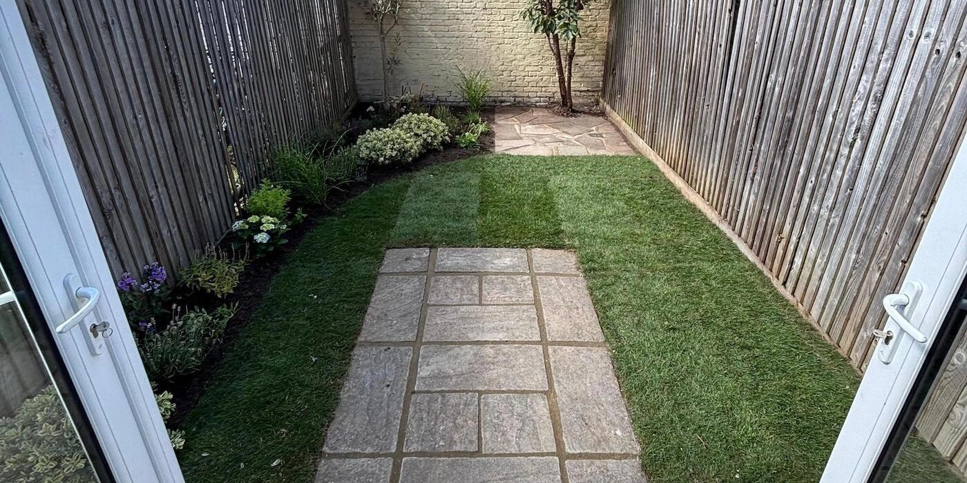 earlsfield london garden after tidy completed