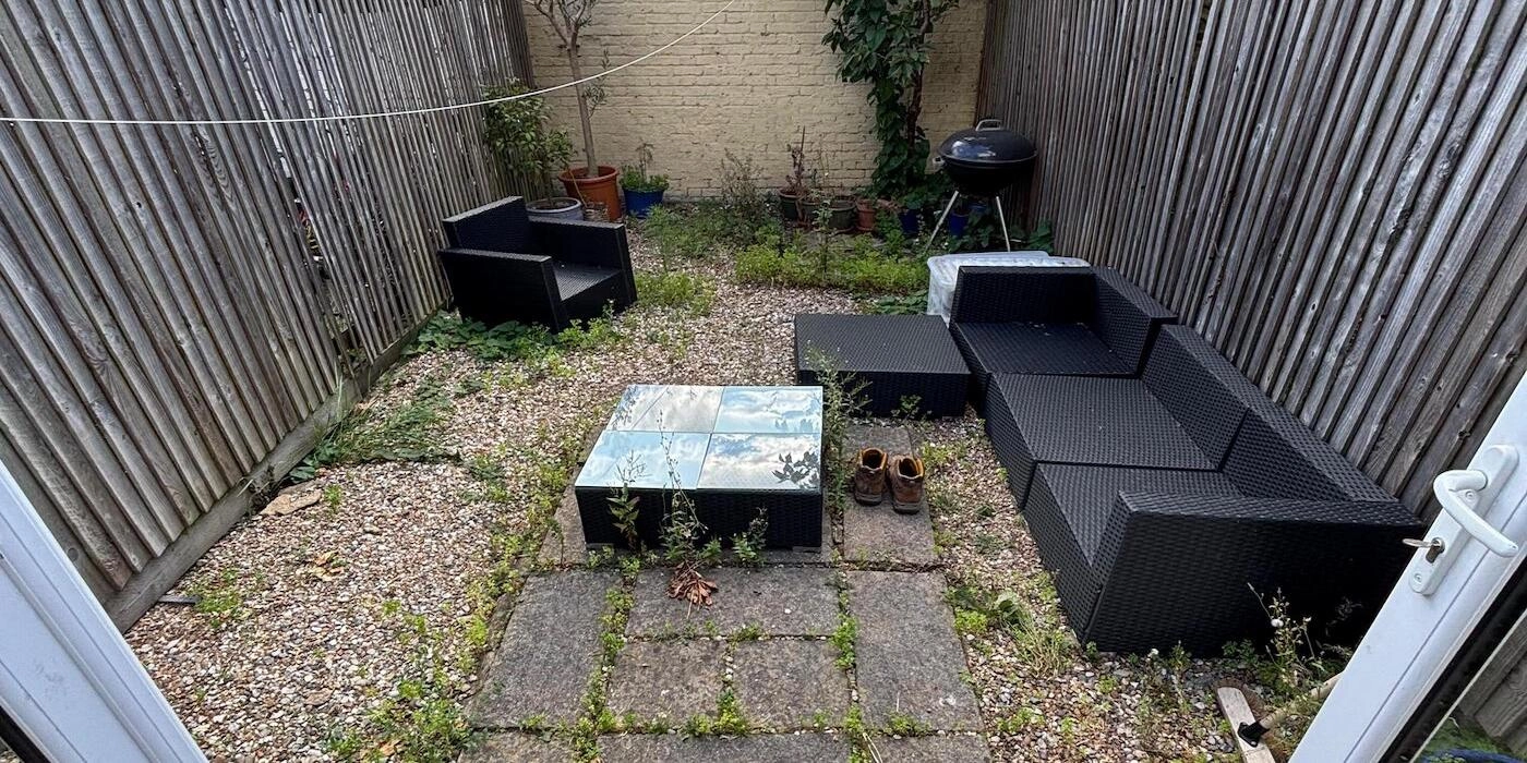 earlsfield london garden before tidy and restyle began