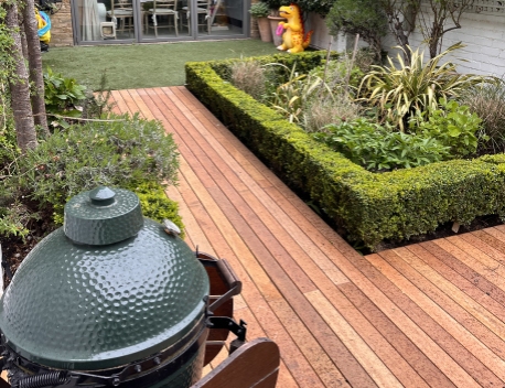 Decking installed by Bee's Knees Gardening and Landscaping.